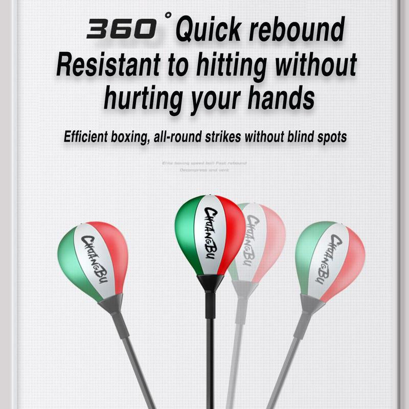 Boxing Reflex Ball, Boxing Speed Reflex Ball, Body Exercise, Speed Bal Adjustable, 360° Rebound, Home Boxing Target, Standing Punching Bag, Training Equipment, Stress Relie Punching Bag, Stress Reduction