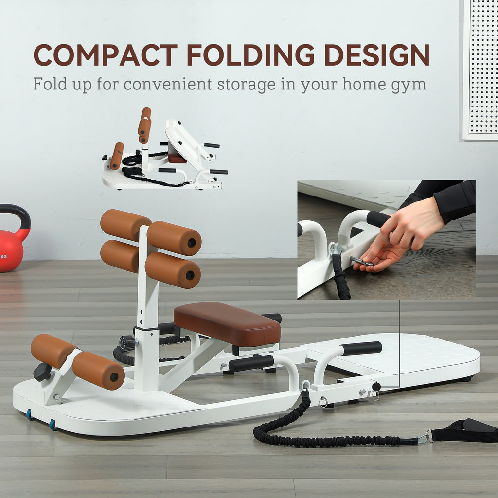 Foldable Sissy Squat & Hip Thrust Machine – Multipurpose Trainer