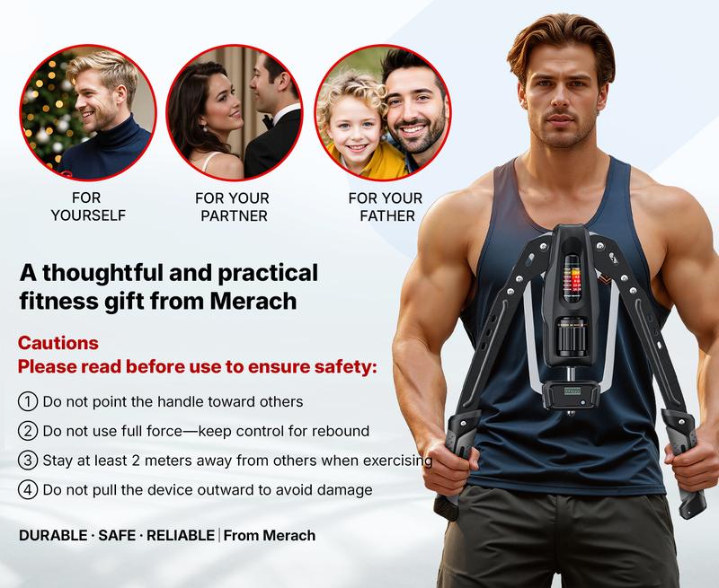 Merach Hydraulic Arm Trainer with Counter