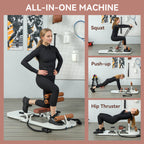 Foldable Sissy Squat & Hip Thrust Machine – Multipurpose Trainer