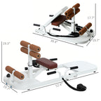 Foldable Sissy Squat & Hip Thrust Machine – Multipurpose Trainer