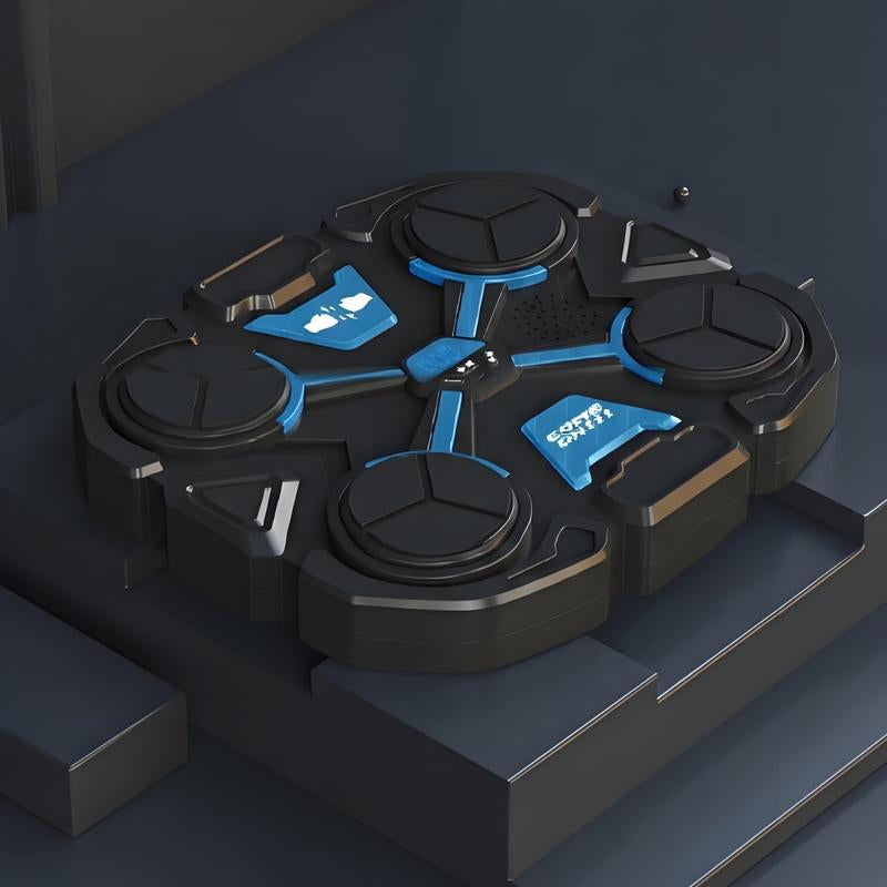 Bluetooth Music Boxing Trainer Wall-Mounted Stress Relief Punching Pad with Gloves More Adjustable Speeds for Instant Fun Portable Electronic Fitness Target Ideal Christmas Gift for Adults