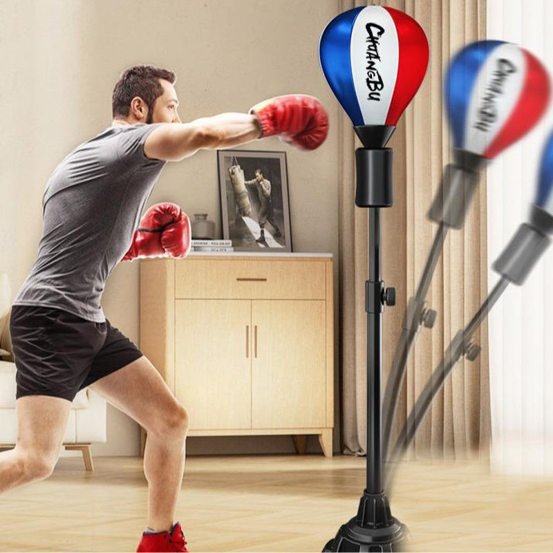 Boxing Reflex Ball, Boxing Speed Reflex Ball, Body Exercise, Speed Bal Adjustable, 360° Rebound, Home Boxing Target, Standing Punching Bag, Training Equipment, Stress Relie Punching Bag, Stress Reduction