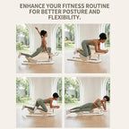 Flexihome Crawling Machine - Low-Impact Home Gym Equipment for Waist Toning, Leg Stretching & Core Activation - Ergonomic Back Protector for Pain-Free Workouts