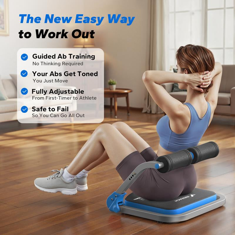 Merach Sit-Up Exercise Equipment, Ab Crunch Machine Roll-Up Machine, Abdominal Workout Machine for Home Gym, Core Ab Exercise System Trainer, Tiktokshopblackfriday