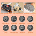 Elbow Support Automatic Rebound Abdominal Wheel Ab Roller for Abdominal Exercise Machine Abs Workout Equipment Dolly Core Strengthening Trainer Fitness Belly Training